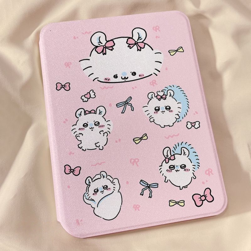 Tablet Pc Accessories - アニメちいかわモモンガ漫画 iPad タブレットケースに適した 360 回転ペントレイ付き落下防止耐摩耗性かわいい素敵な