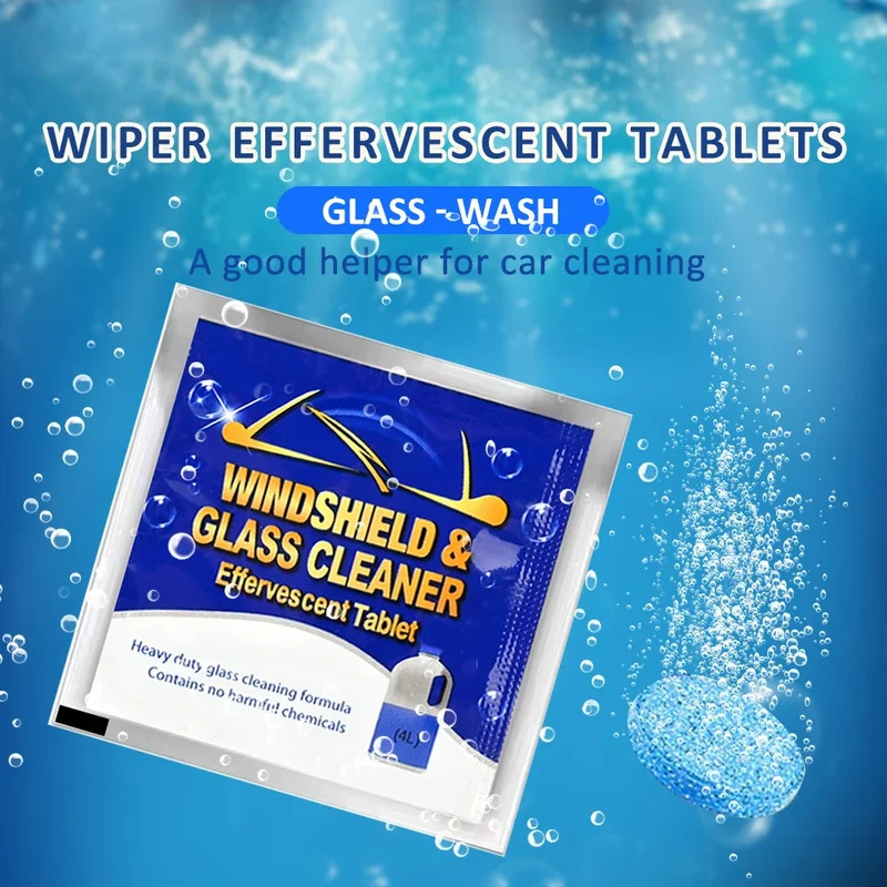 Tablet Accessories For Car - 10/20/30/40/50/100 個車のフロントガラスガラス固体クリーナーフロントガラスワイパー発泡錠トイレクリーニングカーアクセサリー