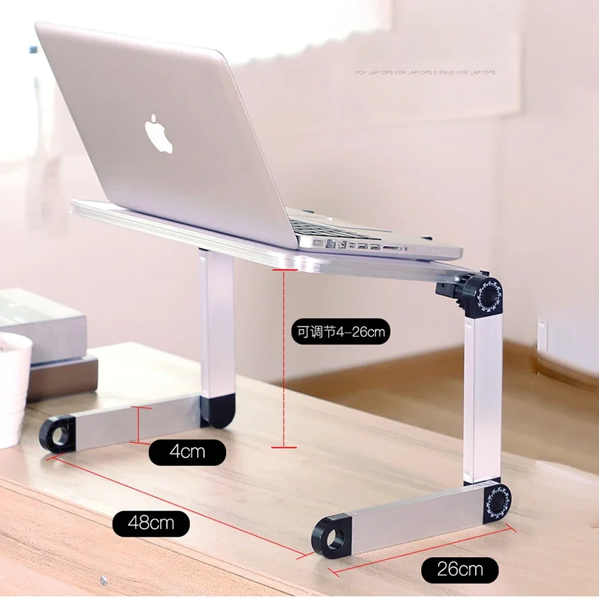 冷却ファン付き調節可能なラップトップスタンド 高さ角度調整可 - Tablet Lap Desk のレビューと価格