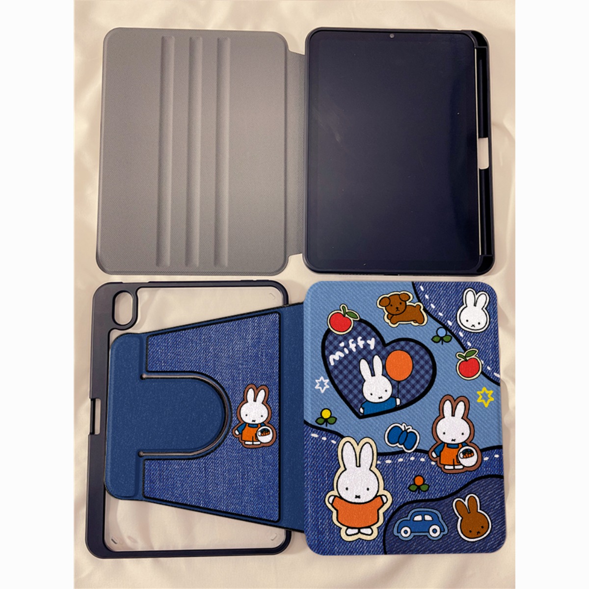 かわいいミッフィーウサギタブレットケースバルーンミッフィーウ - Tablet Pc Accessories のレビューと価格