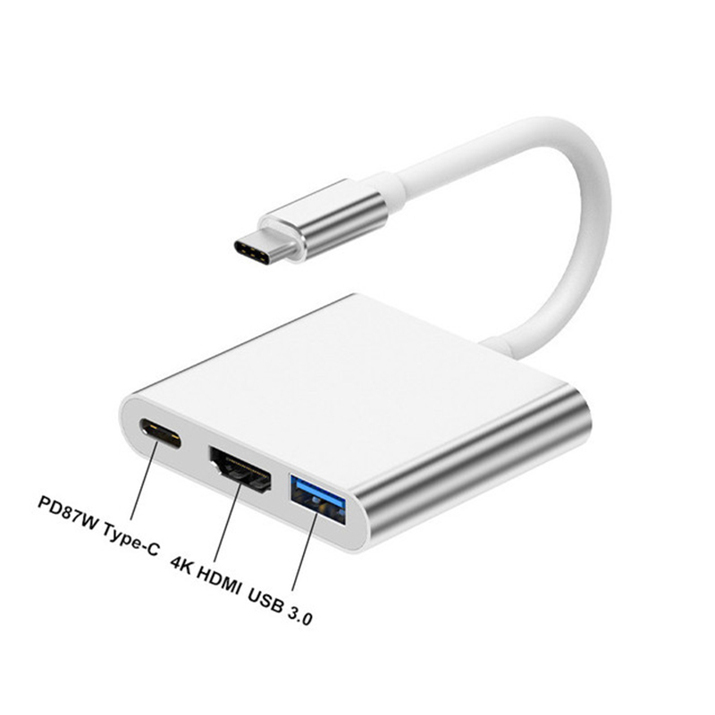 3 in 1 USB Type C ハブ - 4K HDMI - Tablet Pc Accessories のレビューと価格