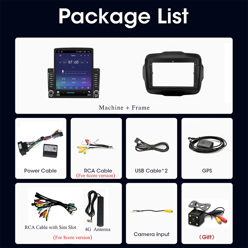 8G+128G Android 14 ジープ・レネゲード 2 - Tablet Danish Mobile & Accessories Photos のレビューと価格