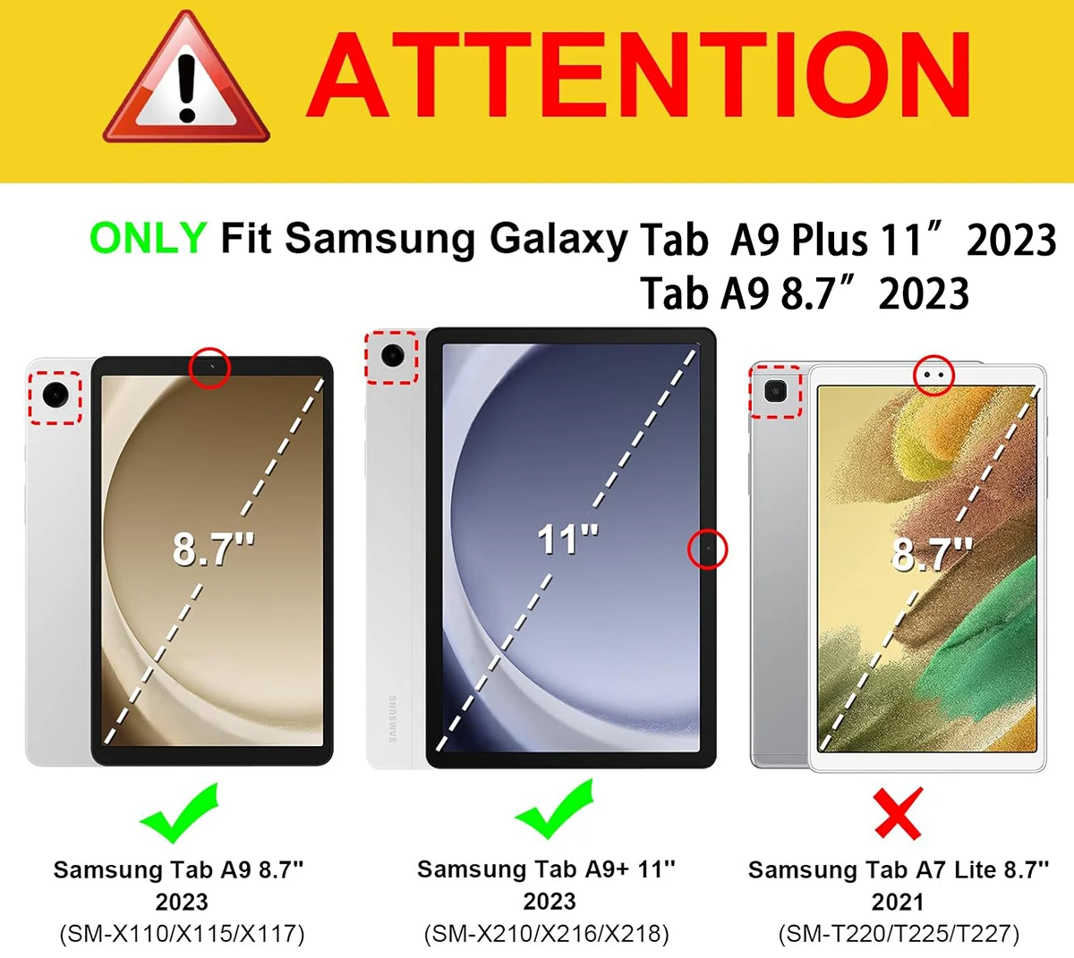 Samsung Galaxy 2023 Tab A9 SM- - Getac Tablet Accessories のレビューと価格