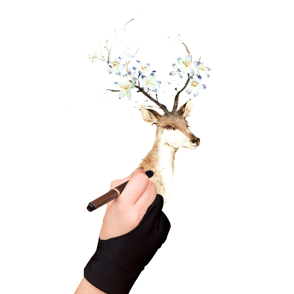4個入り スパンデックス製 二本指描画グローブ 防汚・防汗・ - Drawing Glove Artist のレビューと価格