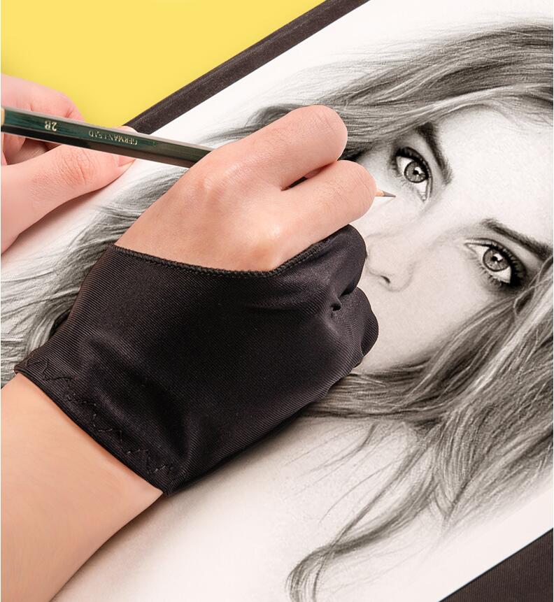 二本指アーティストアンチタッチグローブ描画グローブ描画タブレ - Drawing Glove Artist のレビューと価格