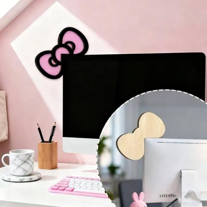 新しい 1/2 個木製ちょう結び PC アクセサリーかわいい - Tablet Lap Desk のレビューと価格