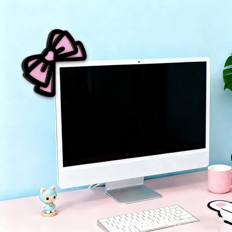 新しい 1/2 個木製ちょう結び PC アクセサリーかわいい - Tablet Lap Desk のレビューと価格