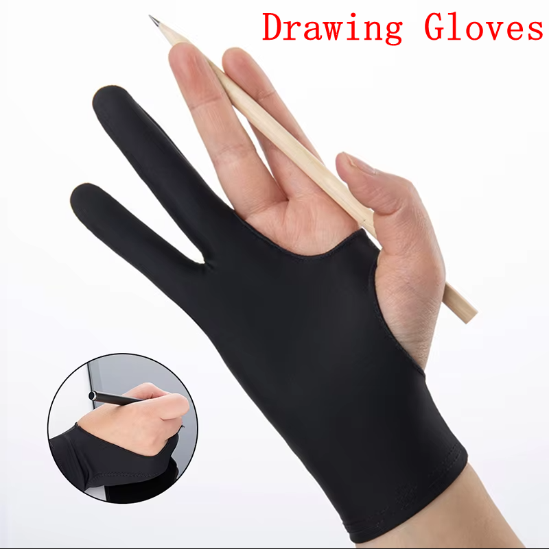 2本指防汚描画グローブ アーティスト描画鉛筆グラフィックタブ - Drawing Glove Artist のレビューと価格