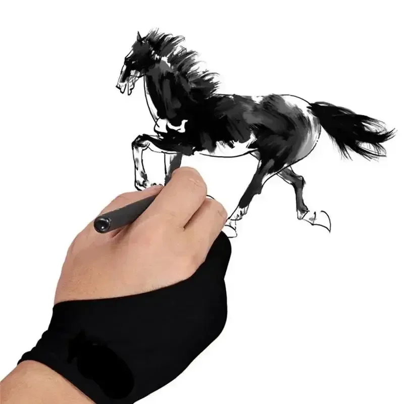 2本指防汚描画グローブ アーティスト描画鉛筆グラフィックタブ - Drawing Glove Artist のレビューと価格