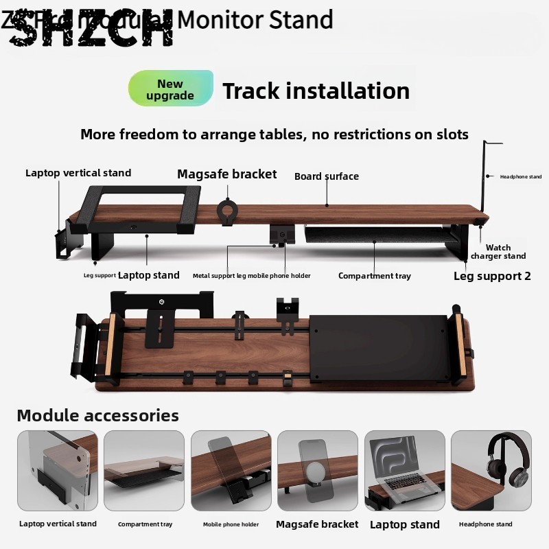 Z3 Pro モジュラーモニターライザー 無垢材デスクトップ - Tablet Lap Desk のレビューと価格