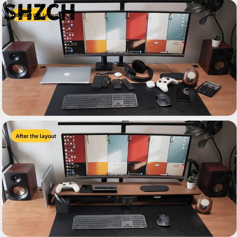 Z3 Pro モジュラーモニターライザー 無垢材デスクトップ - Tablet Lap Desk のレビューと価格