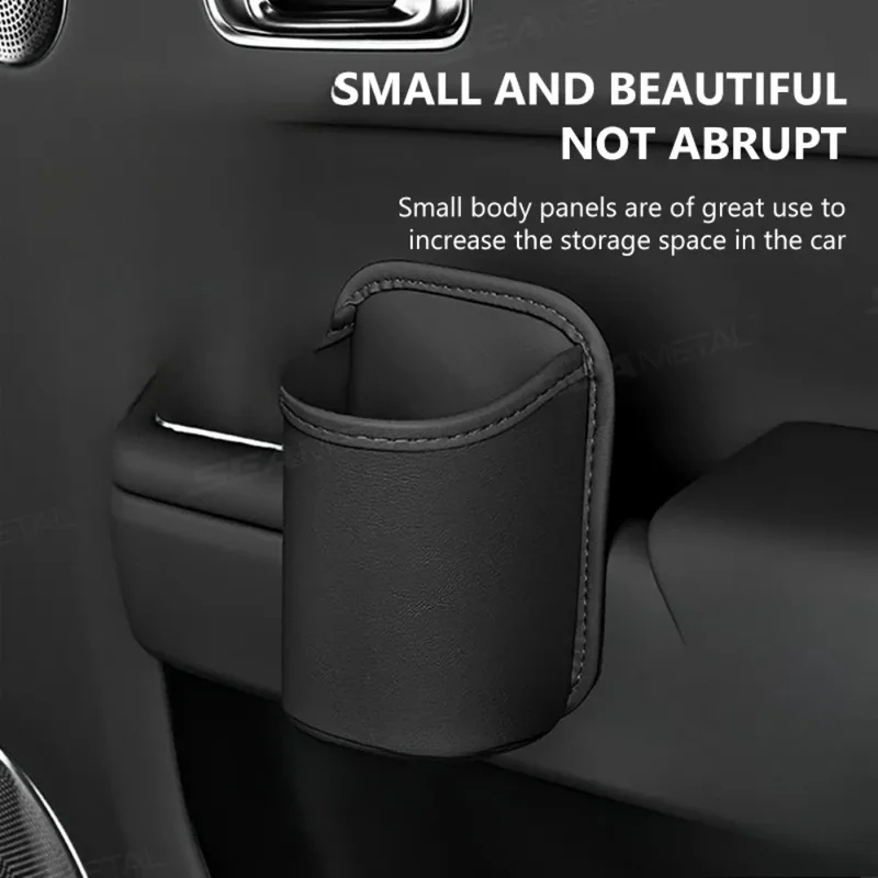 車のドアカップホルダー レザー製 車載ドリンクホルダー 収納 - Tablet Accessories For Car のレビューと価格