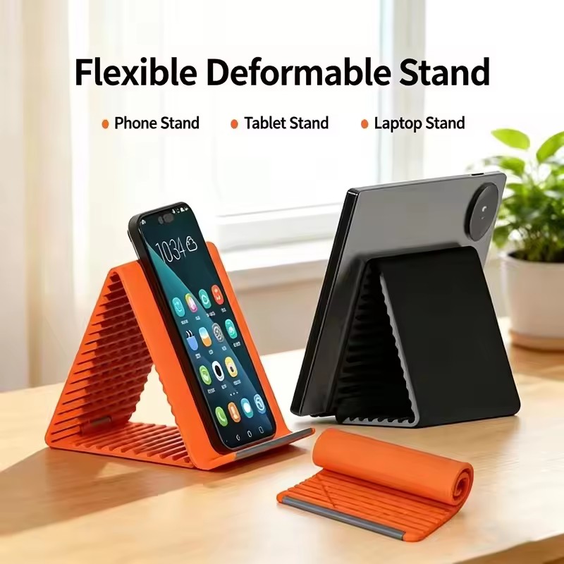 怠惰な携帯電話スタンドシリコンデスクトップタブレットラップト - Essential Tablet Accessories のレビューと価格