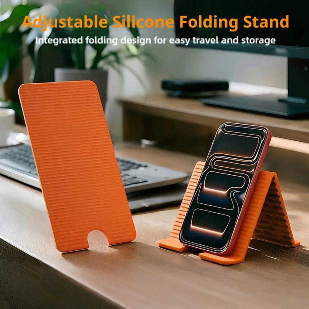 柔軟な折りたたみ式シリコン製電話ホルダー iPhone、iP - Essential Tablet Accessories のレビューと価格