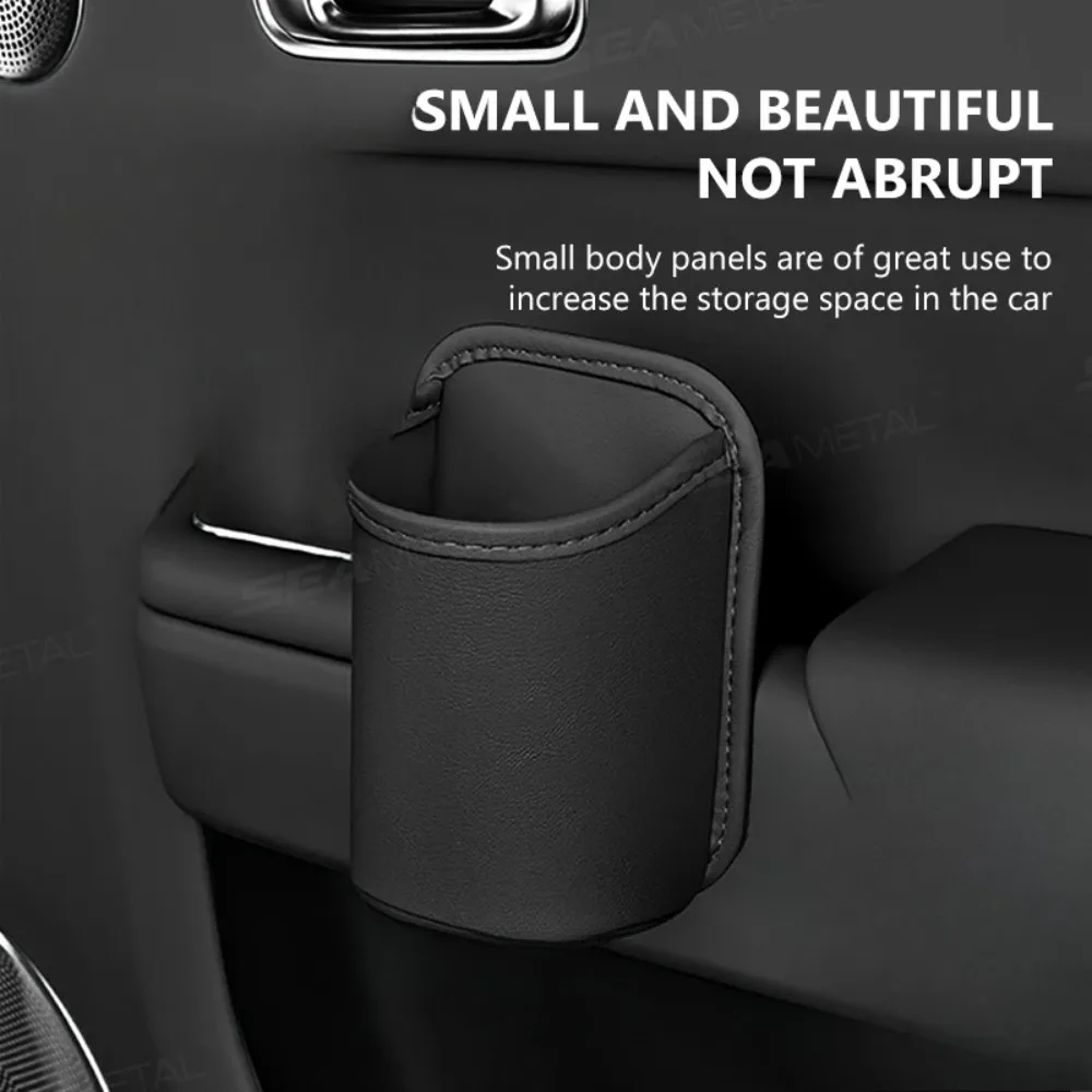 車のドアカップホルダー革製自動車用ドリンクラック収納ビン自動 - Tablet Accessories For Car のレビューと価格