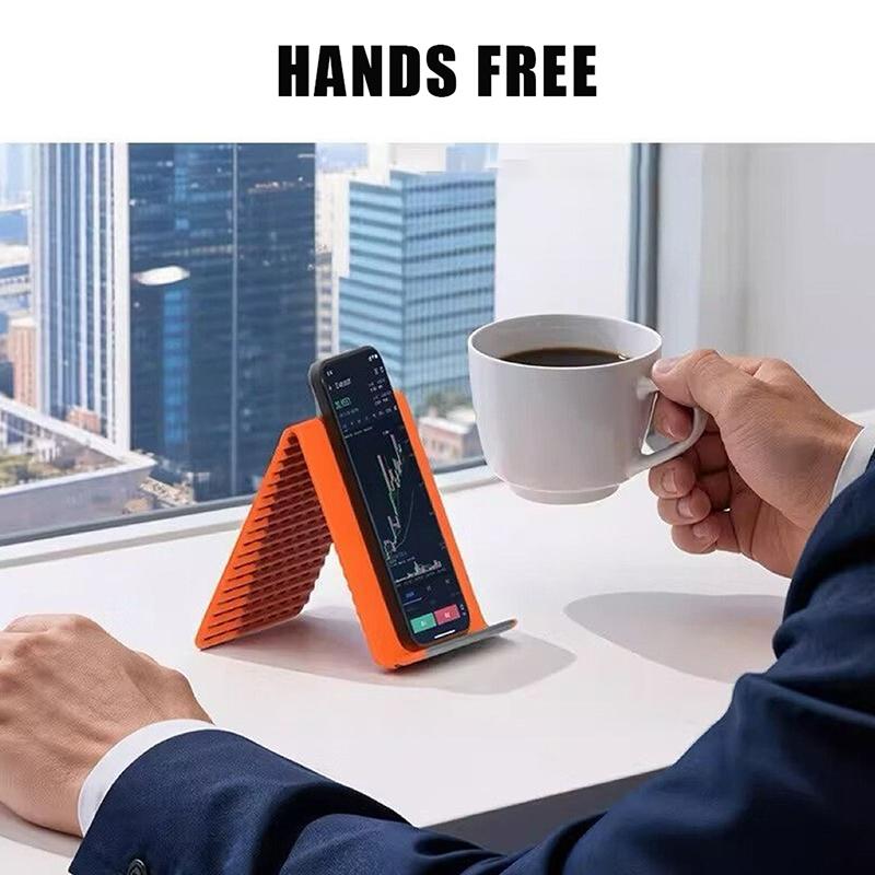 ユニバーサル携帯電話ホルダー家庭用オフィス用柔軟な折りたたみ - Essential Tablet Accessories のレビューと価格