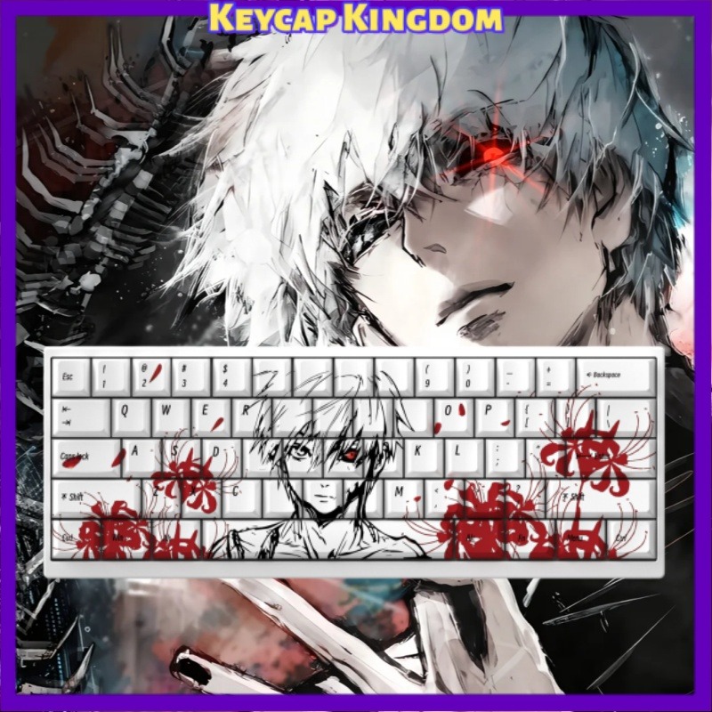 東京グールキンキーケンアニメキーキャップメカニカルキーボード - Tablet Pc Accessories のレビューと価格