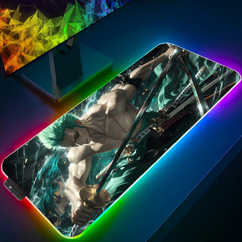 ワンピースゾロマウスパッド RGB ゲームアクセサリー Ga - Tablet Pc Accessories のレビューと価格