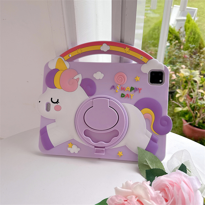 漫画ユニコーンキッズスタンドタブレットケースサムスンギャラク - Getac Tablet Accessories のレビューと価格