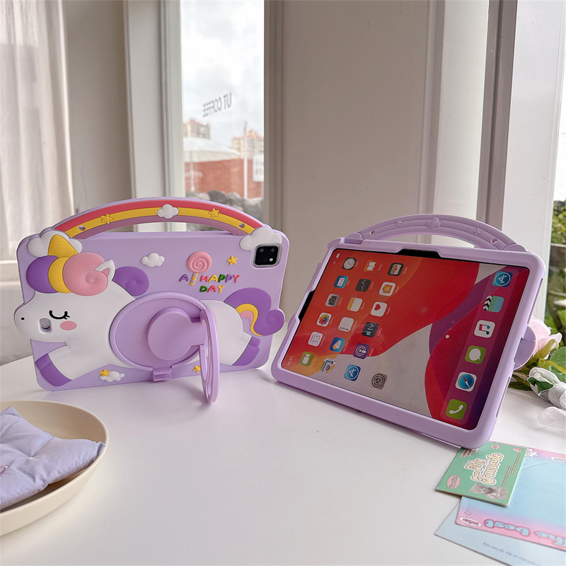 漫画ユニコーンキッズスタンドタブレットケースサムスンギャラク - Getac Tablet Accessories のレビューと価格