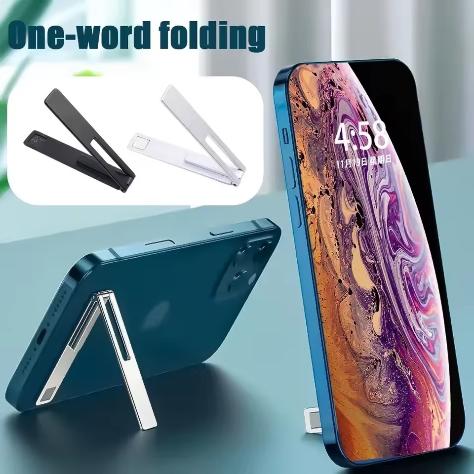 目に見えない超薄型磁気携帯電話ホルダー スタンド 金属合金製 - Essential Tablet Accessories のレビューと価格