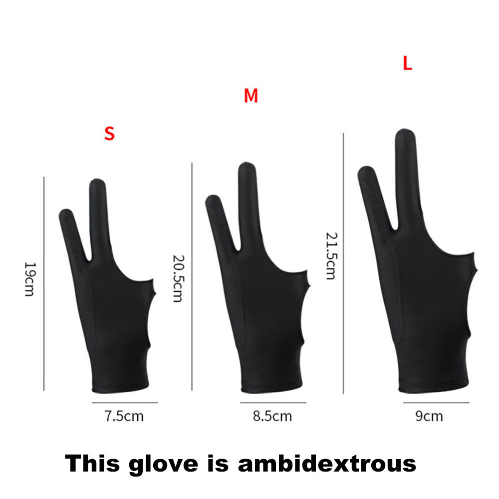 1PC 二本指ハンドペイントグローブ油絵画材アンチタッチタブ - Drawing Glove Artist のレビューと価格