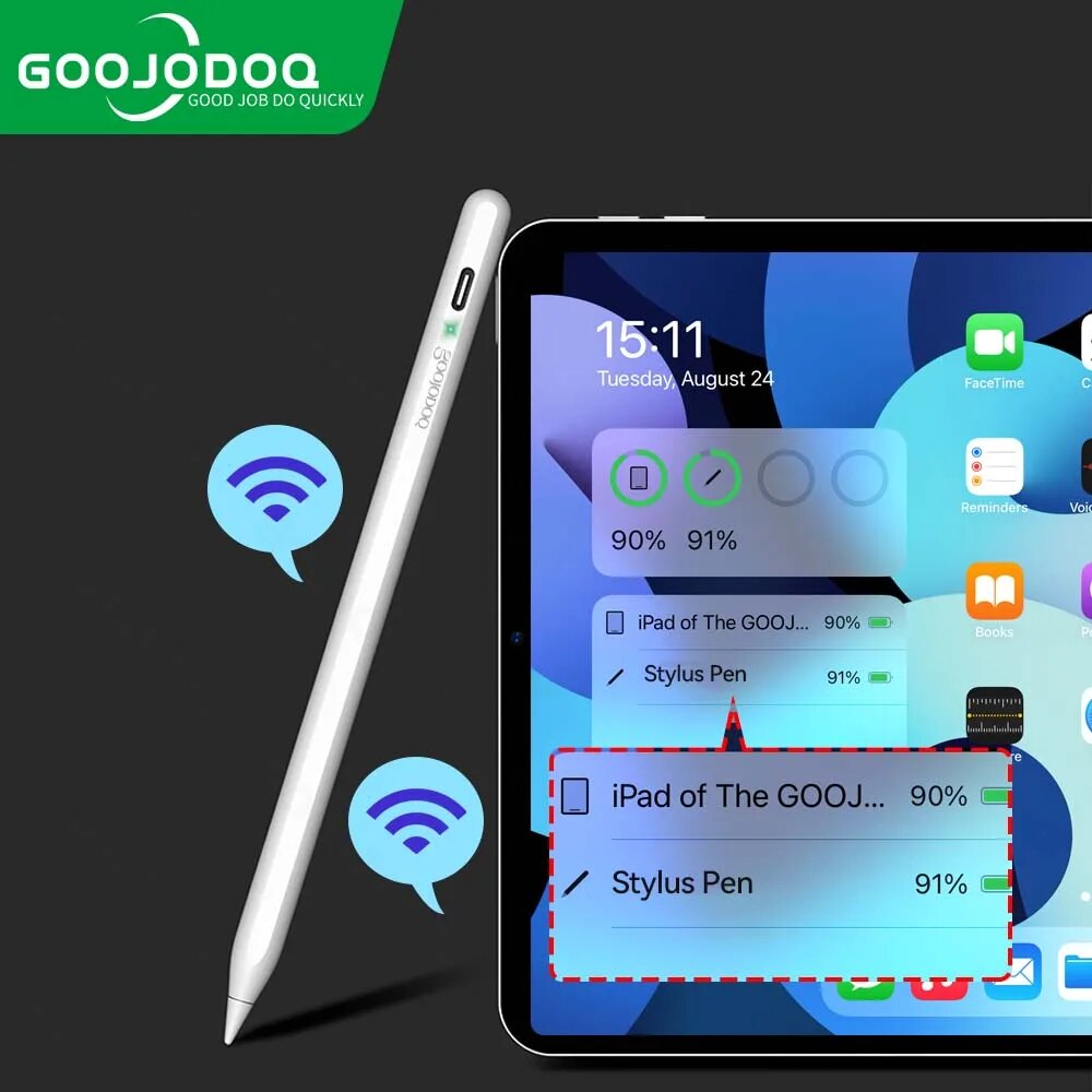IPad用タッチスクリーンペン,Apple Pencil 2 - Tablet Accessories Choice Store のレビューと価格