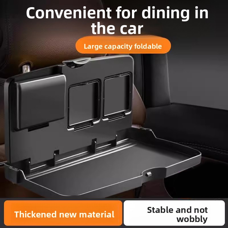車の後部座席用折りたたみ式ダイニングテーブル - カップホル - Tablet Accessories For Car のレビューと価格