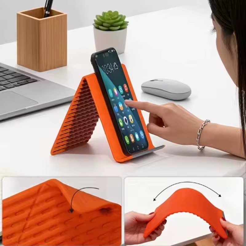 怠惰な携帯電話スタンド シリコン製デスクトップタブレット/ノ - Essential Tablet Accessories のレビューと価格